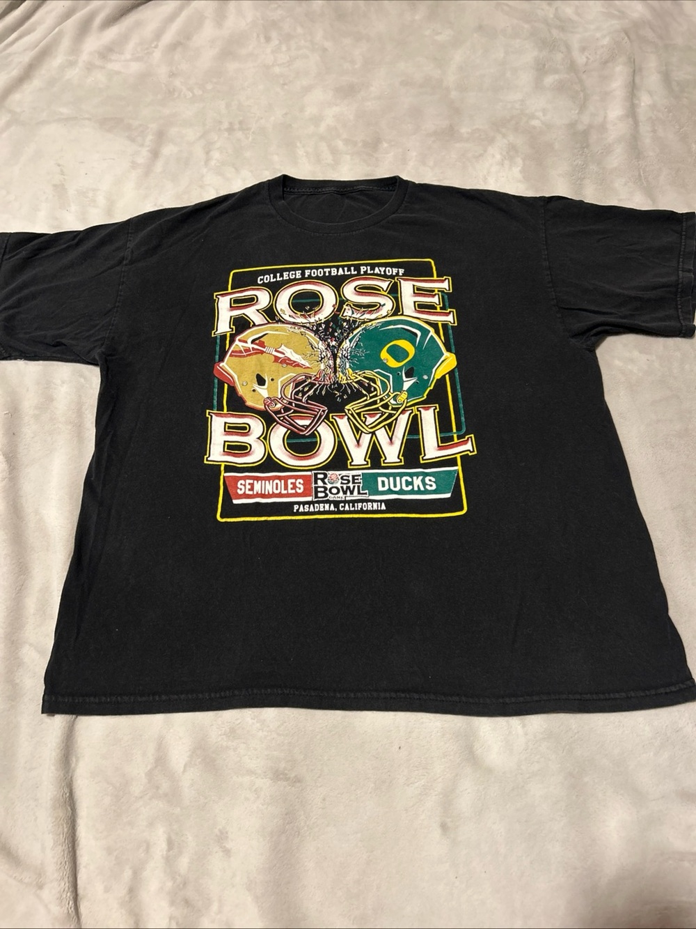 2015 Rose Bowl Oregon Ducks FSU Seminoles Exclusive Collection T UNSIZED-read
